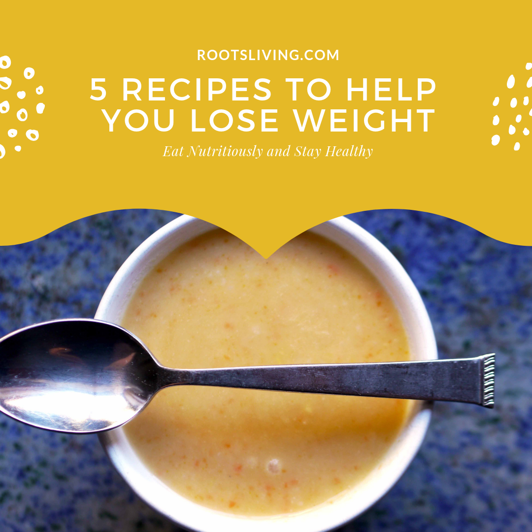 Cookbook cover: 5 Recipes To Help You Lose Weight