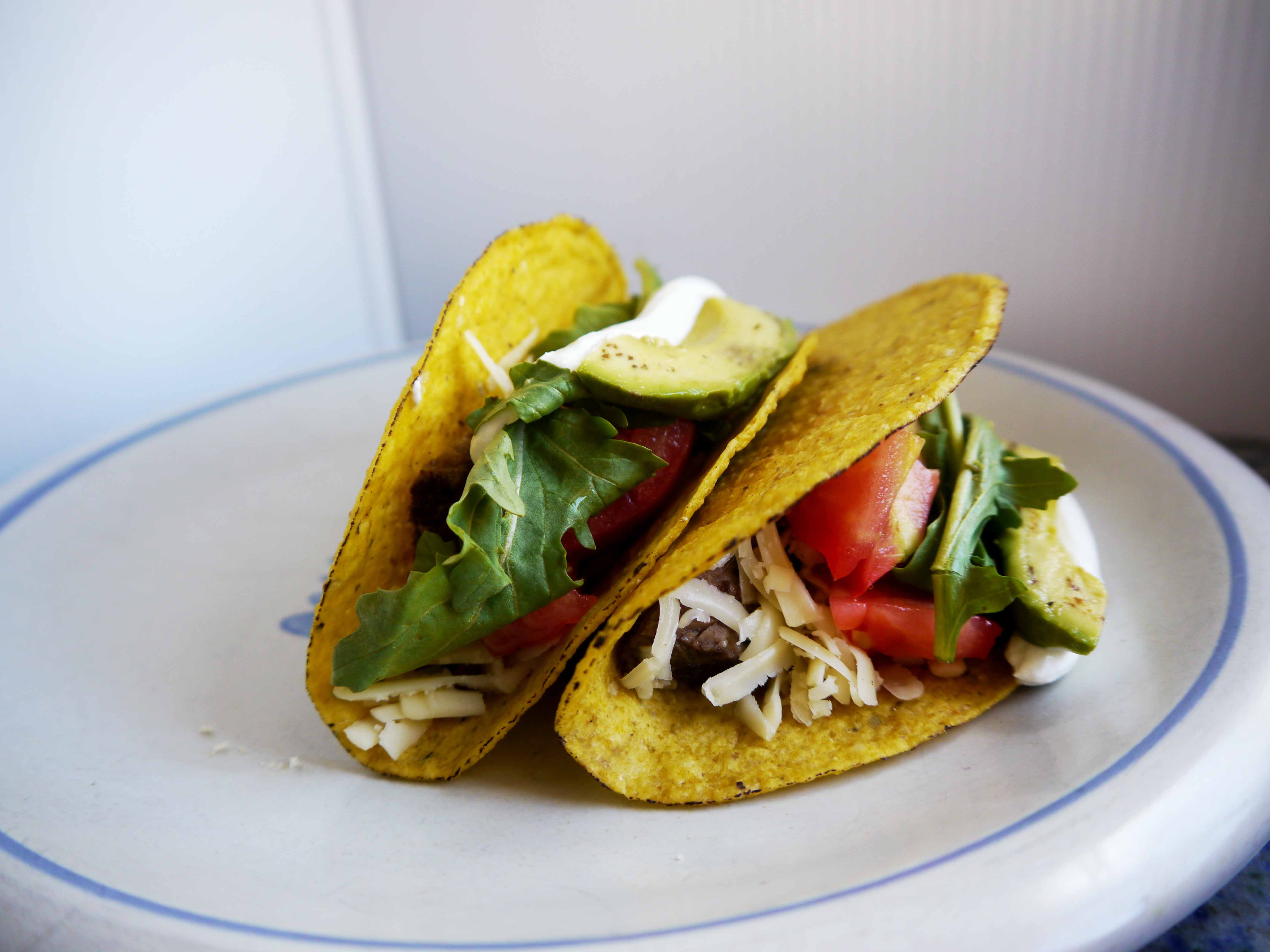 Easy Weeknight Tacos (with leftover steak or chicken)