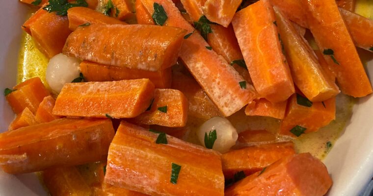 Carrots in Cream